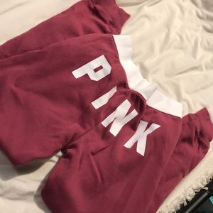 pink jogger xs; new without tag